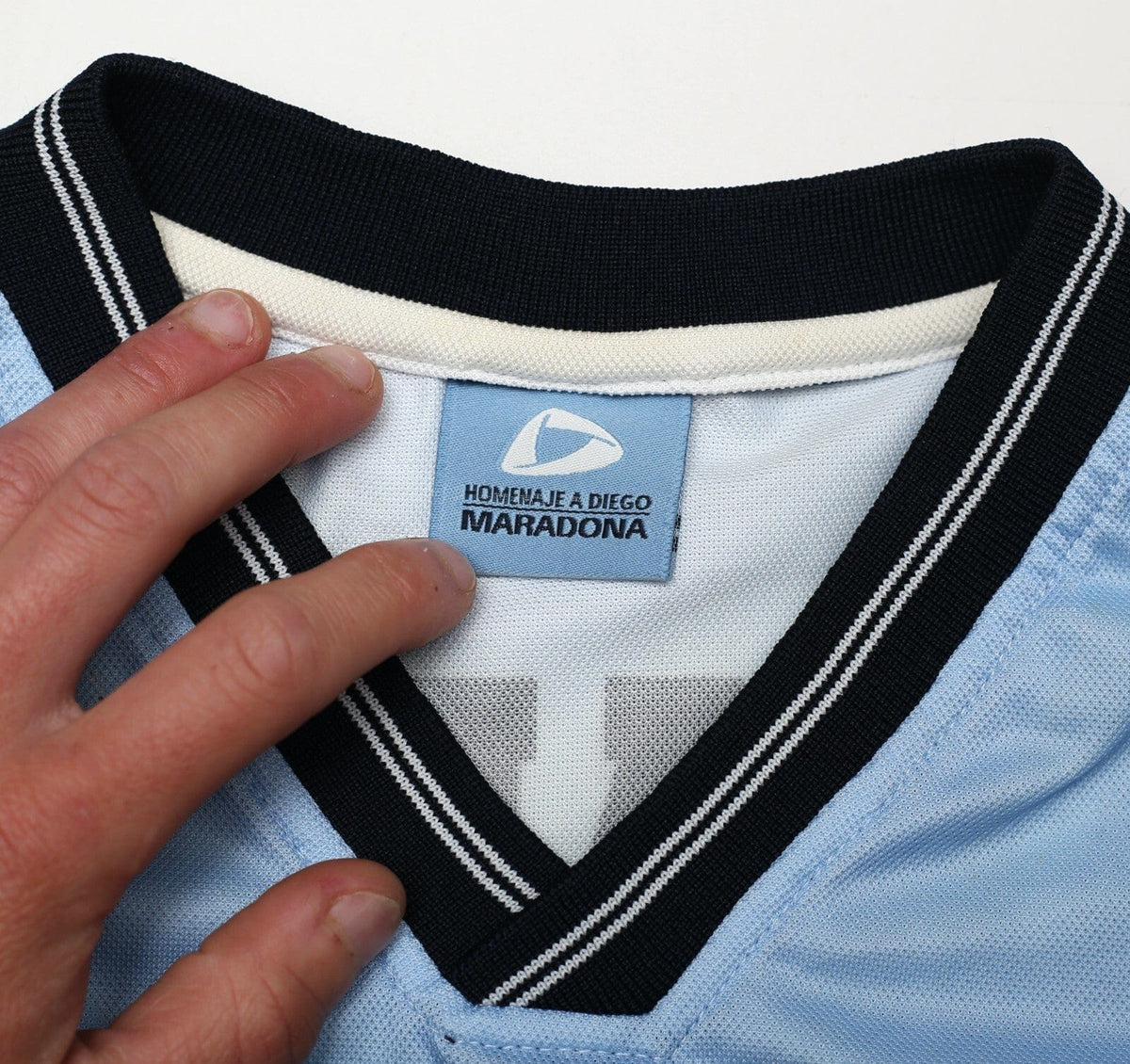 2001 MARADONA #10 Argentina Vintage FILA Testimonial Football Shirt (XL)