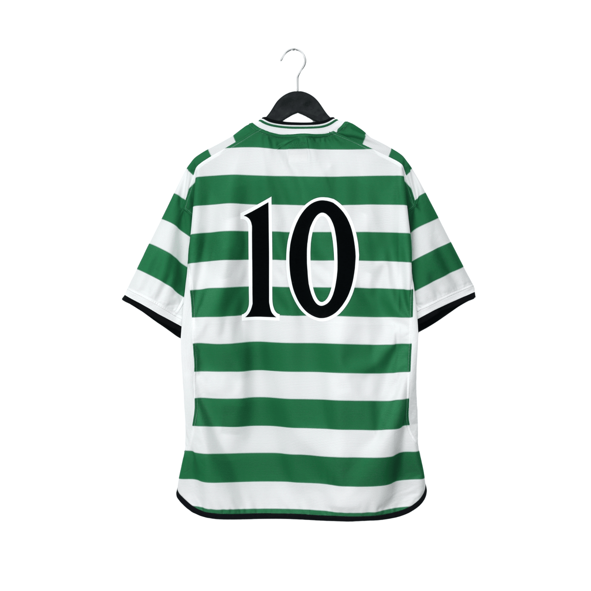 2001 Moravcik #10 Celtic Umbro Home Football Shirt (XL) Tom Boyd Testimonial