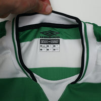 2001 Moravcik #10 Celtic Umbro Home Football Shirt (XL) Tom Boyd Testimonial