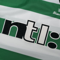 2001 Moravcik #10 Celtic Umbro Home Football Shirt (XL) Tom Boyd Testimonial