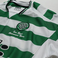 2001 Moravcik #10 Celtic Umbro Home Football Shirt (XL) Tom Boyd Testimonial