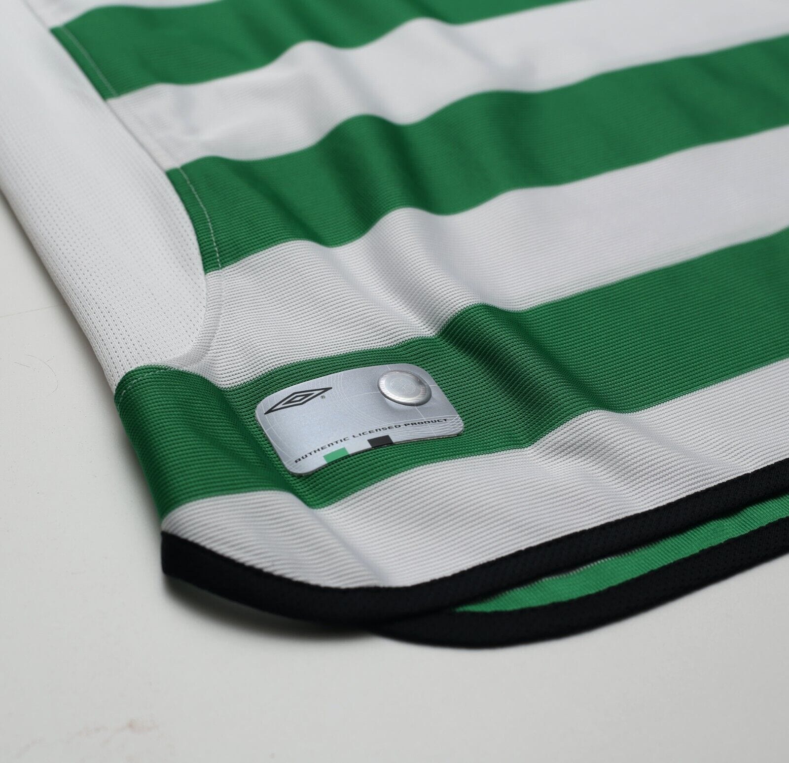 2001 MORAVCIK #10 Celtic Umbro Home Football Shirt (XL) TOM BOYD TESTIMONIAL