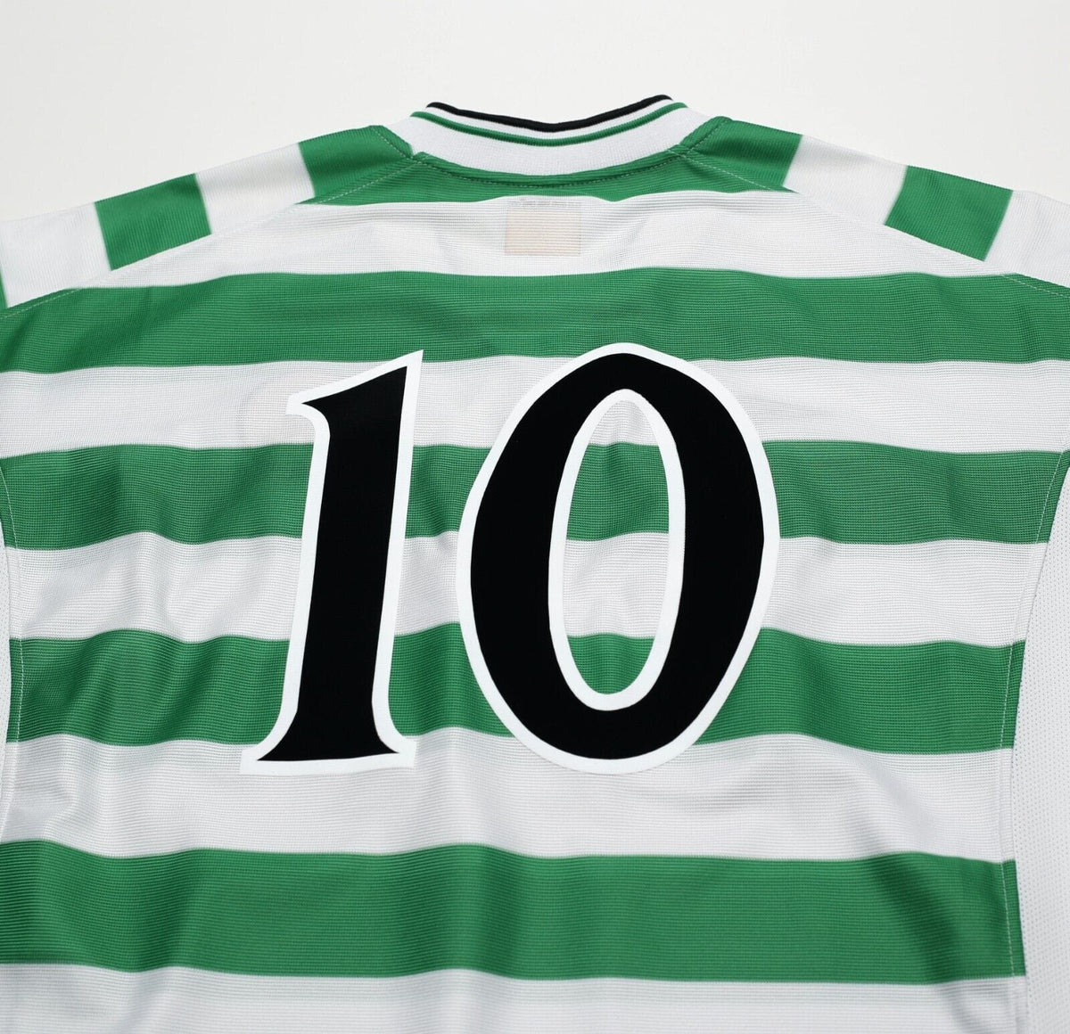 2001 MORAVCIK #10 Celtic Umbro Home Football Shirt (XL) TOM BOYD TESTIMONIAL