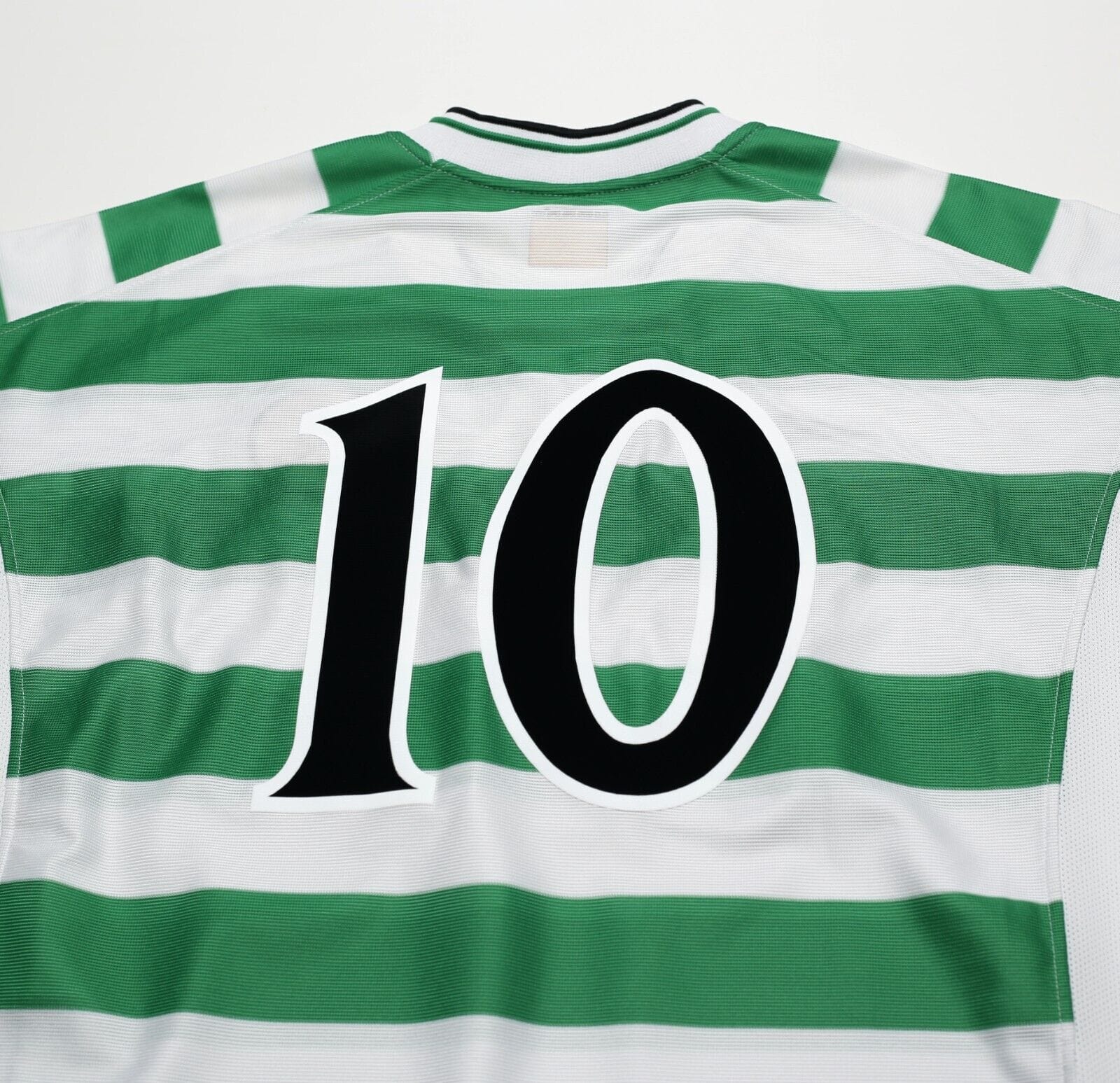 2001 MORAVCIK #10 Celtic Umbro Home Football Shirt (XL) TOM BOYD TESTIMONIAL