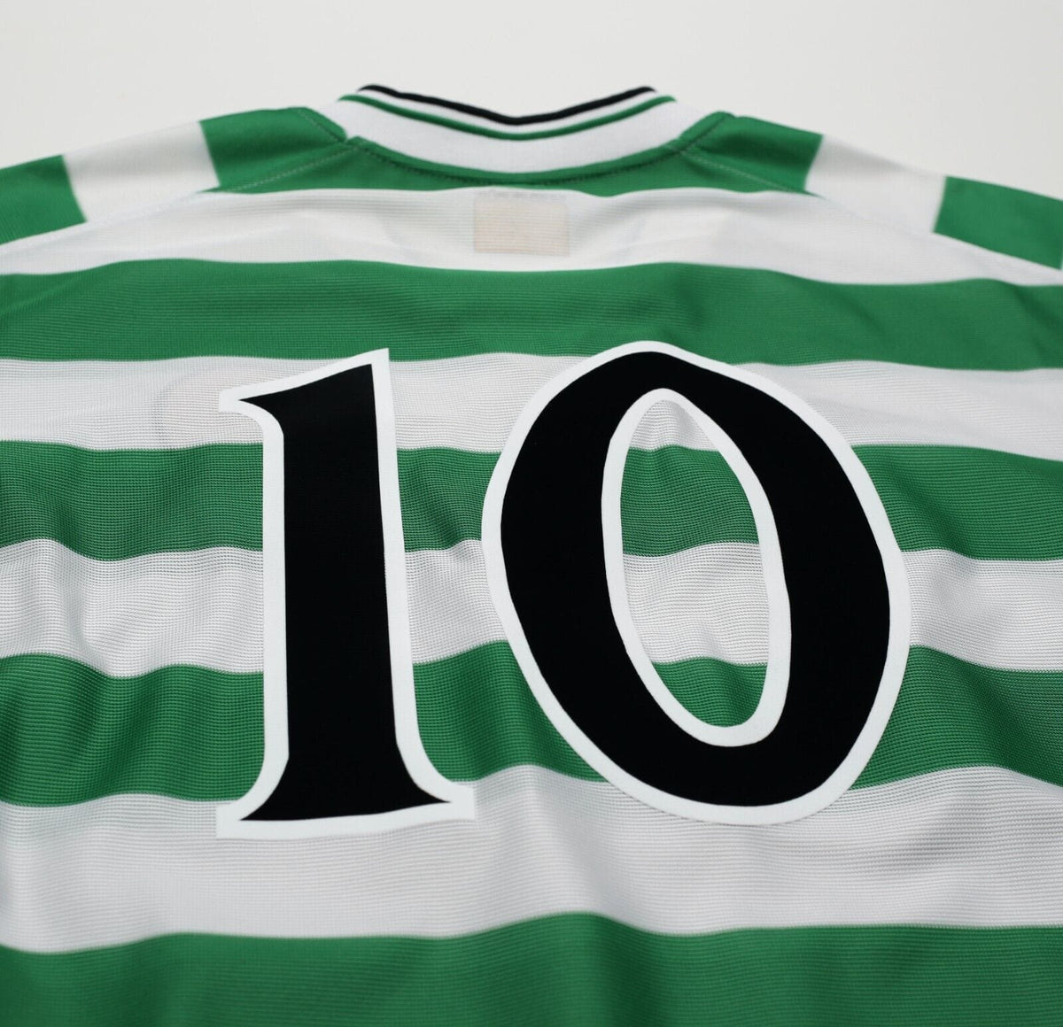 2001 MORAVCIK #10 Celtic Umbro Home Football Shirt (XL) TOM BOYD TESTIMONIAL