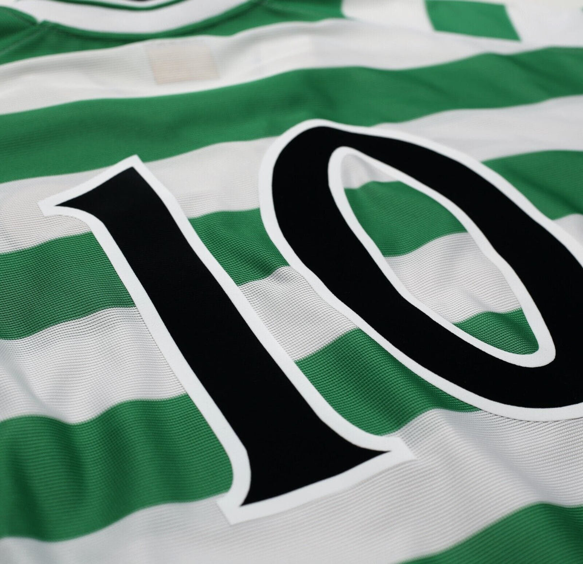 2001 MORAVCIK #10 Celtic Umbro Home Football Shirt (XL) TOM BOYD TESTIMONIAL