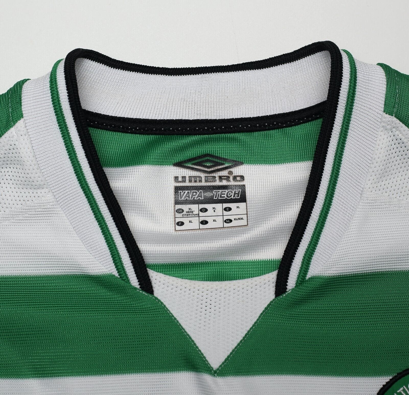 2001 MORAVCIK #10 Celtic Umbro Home Football Shirt (XL) TOM BOYD TESTIMONIAL