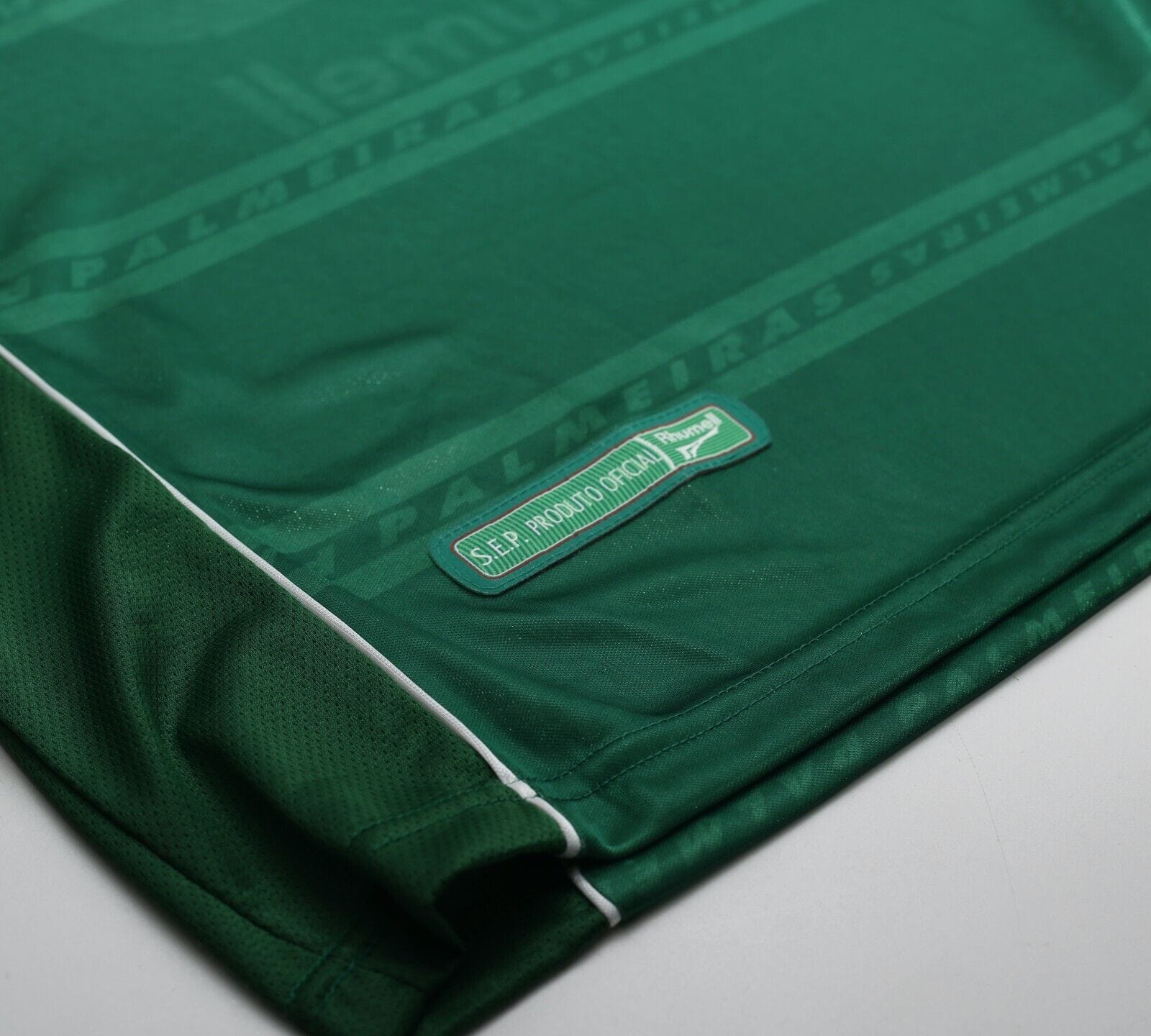 2001 PALMEIRAS #10 Vintage Rhumell Home Football Shirt Jersey (L) BNWT