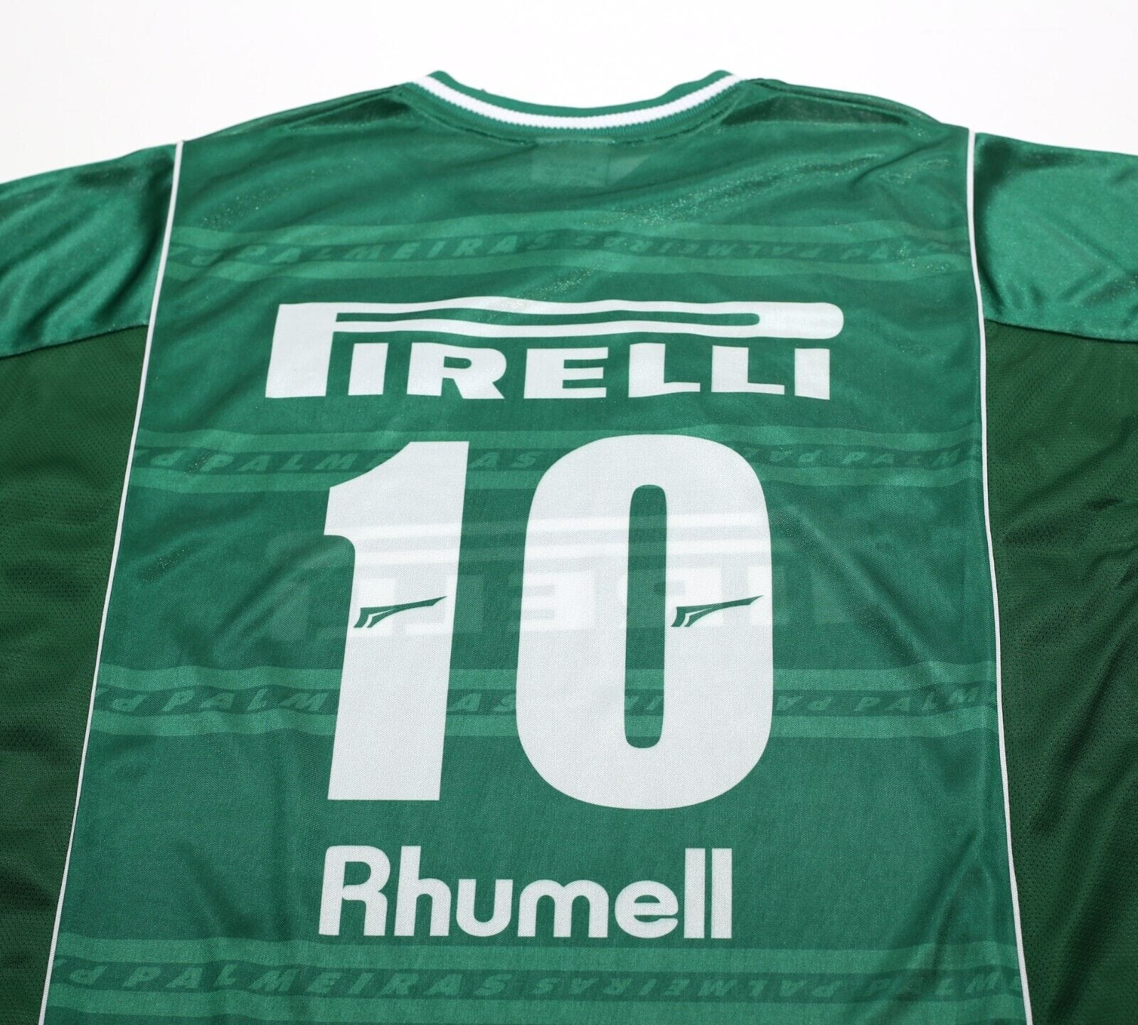 2001 PALMEIRAS #10 Vintage Rhumell Home Football Shirt Jersey (L) BNWT