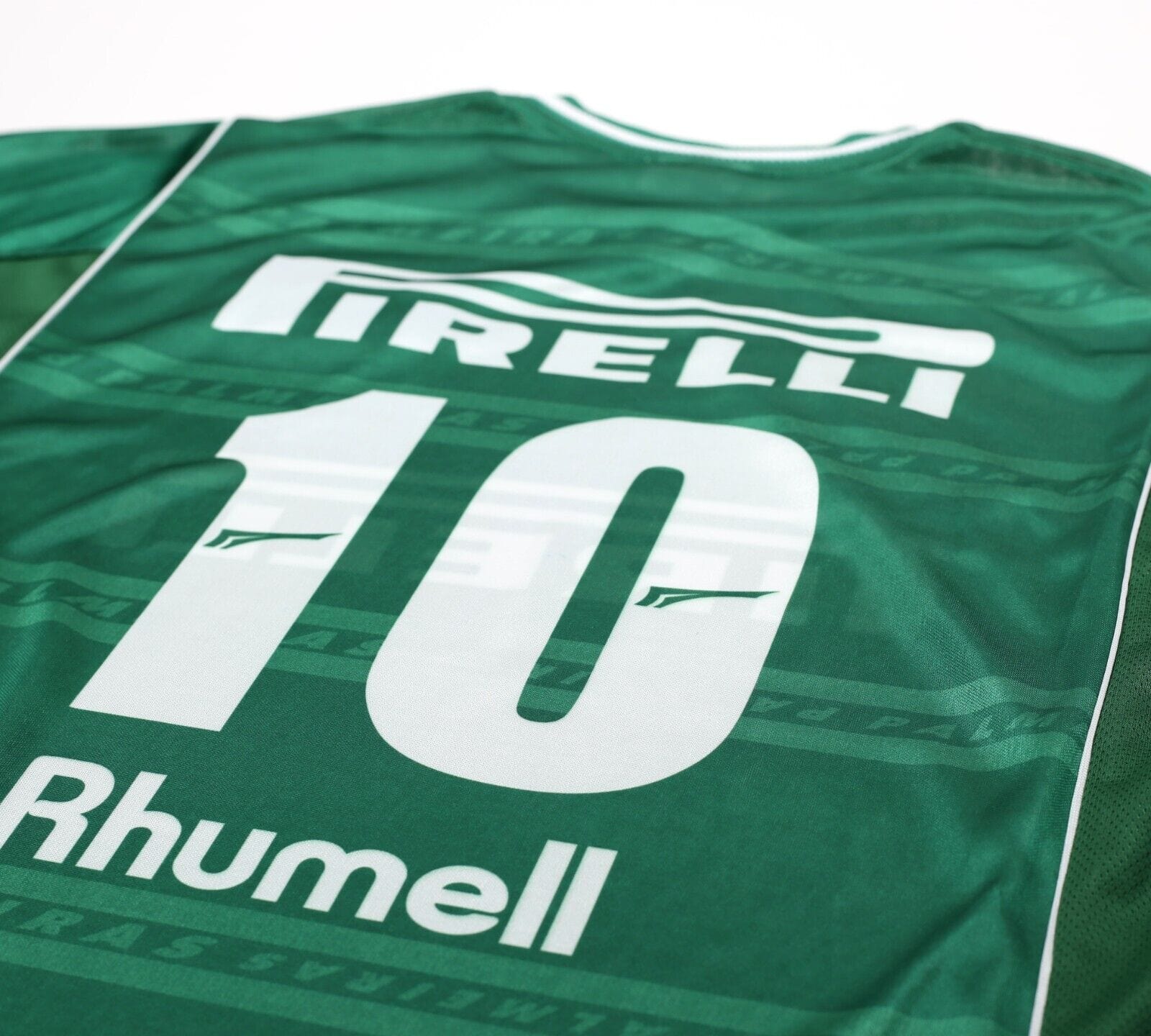 2001 PALMEIRAS #10 Vintage Rhumell Home Football Shirt Jersey (L) BNWT
