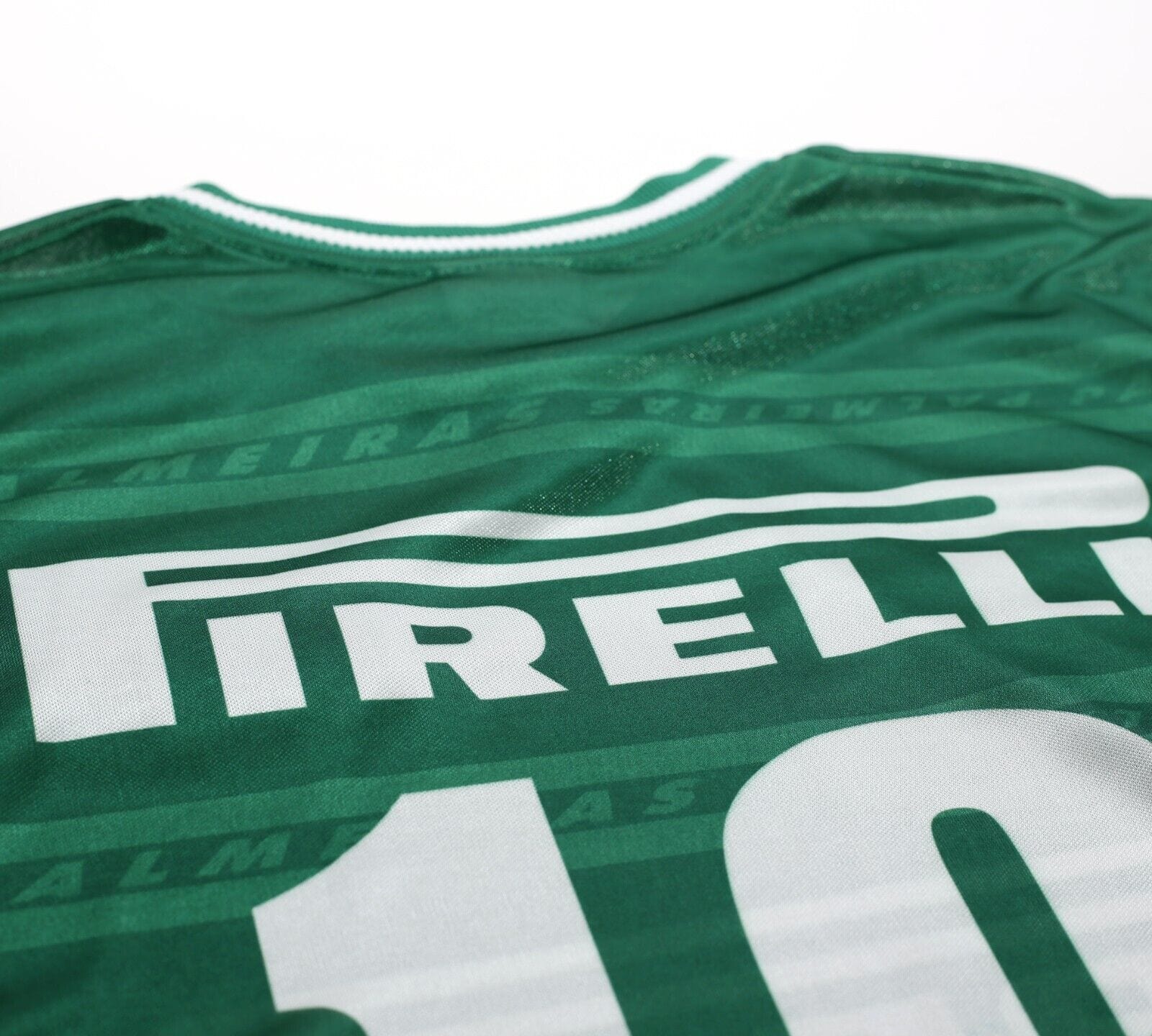 2001 PALMEIRAS #10 Vintage Rhumell Home Football Shirt Jersey (L) BNWT