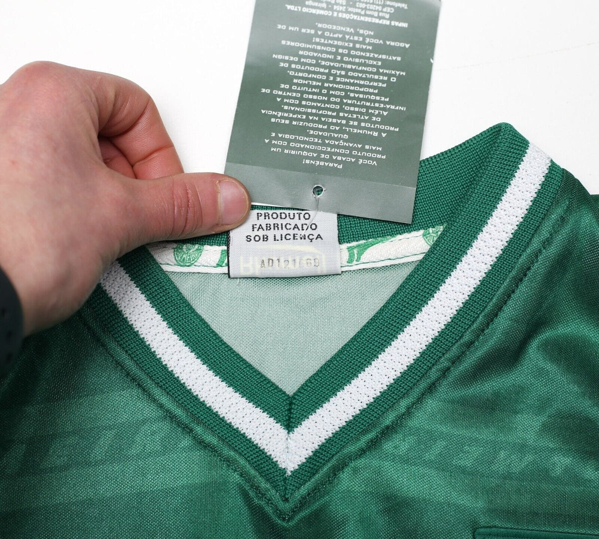 2001 PALMEIRAS #10 Vintage Rhumell Home Football Shirt Jersey (L) BNWT