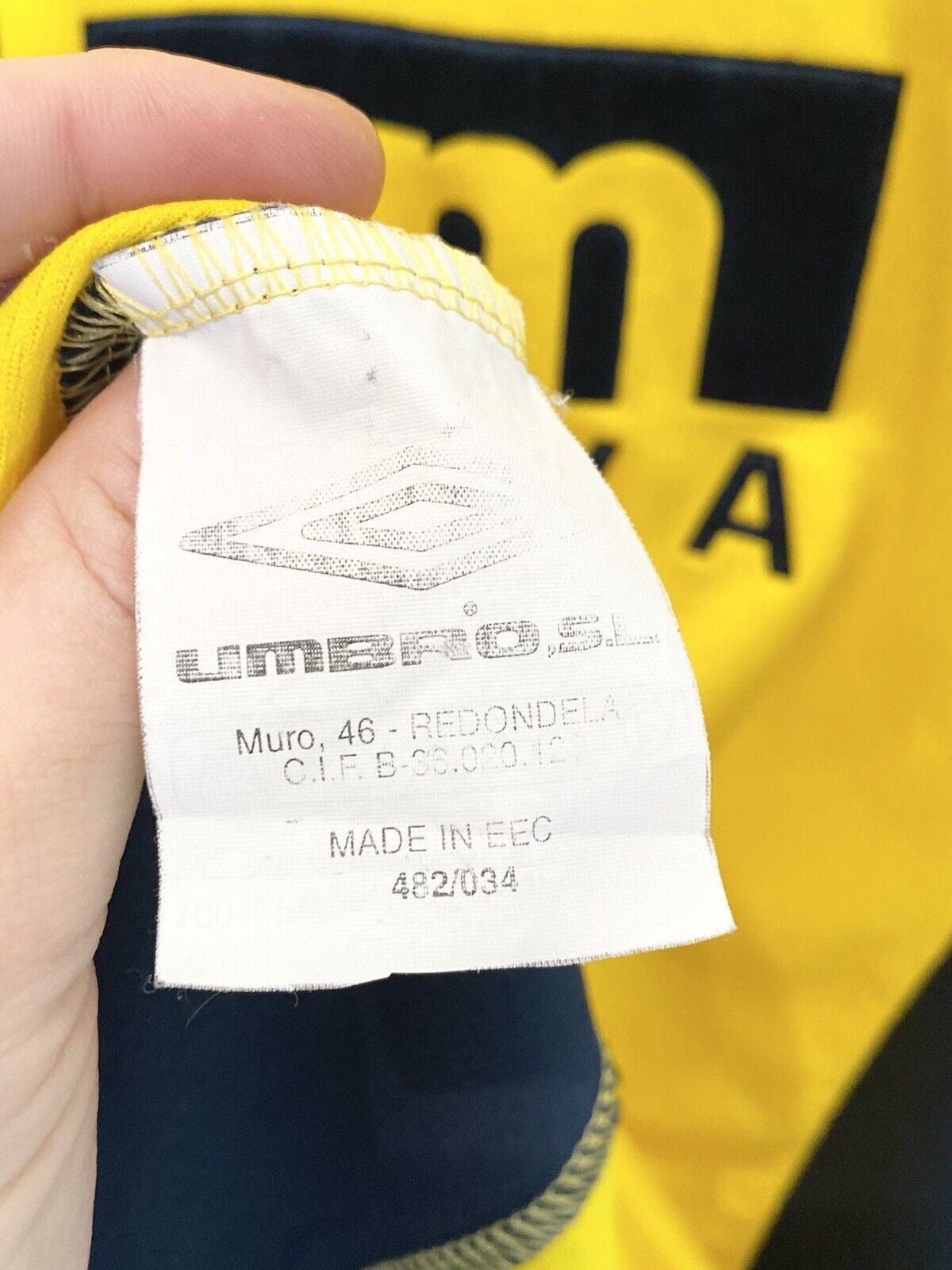 2002/03 Alaves Vintage Umbro Away Football Shirt Jersey (M) Jordi Cruyff Era