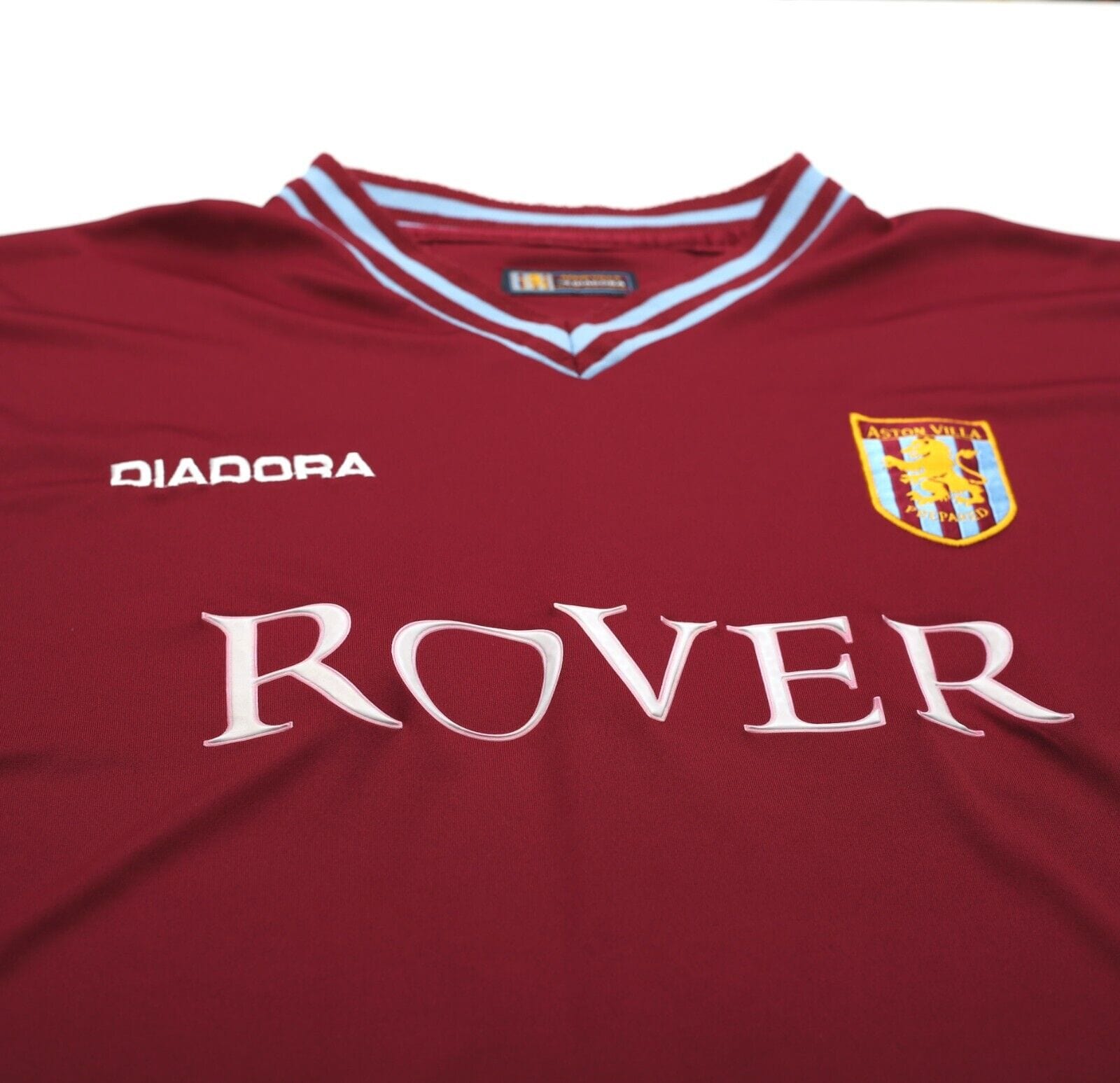 2002/03 ANGEL #8 Aston Villa Vintage Diadora Football Shirt Jersey (L)
