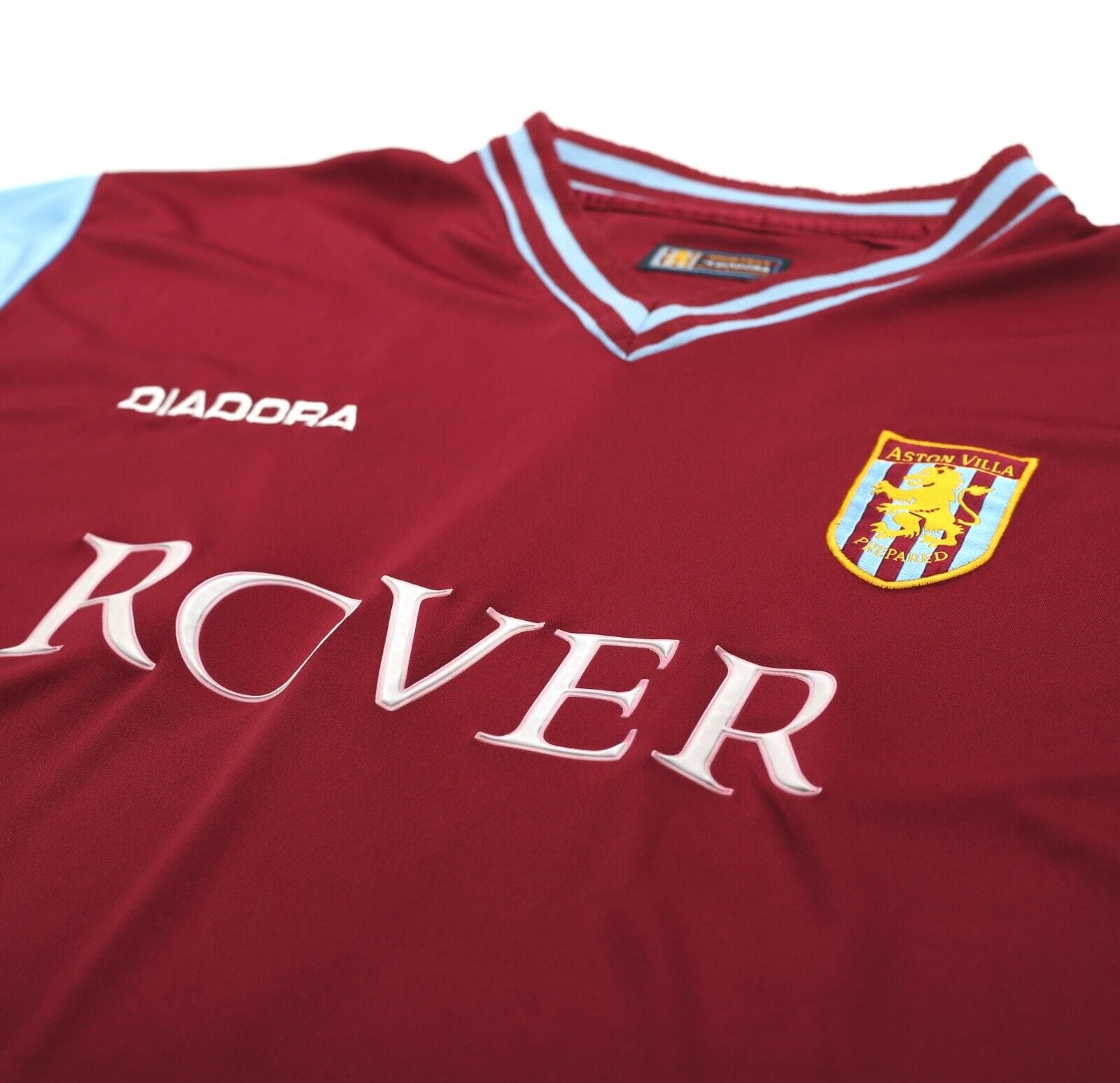 2002/03 ANGEL #8 Aston Villa Vintage Diadora Football Shirt Jersey (L)
