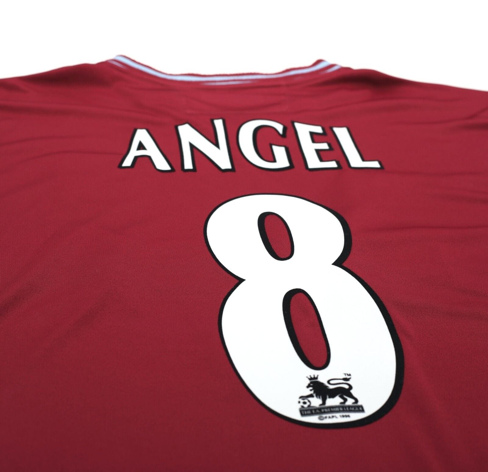 2002/03 ANGEL #8 Aston Villa Vintage Diadora Football Shirt