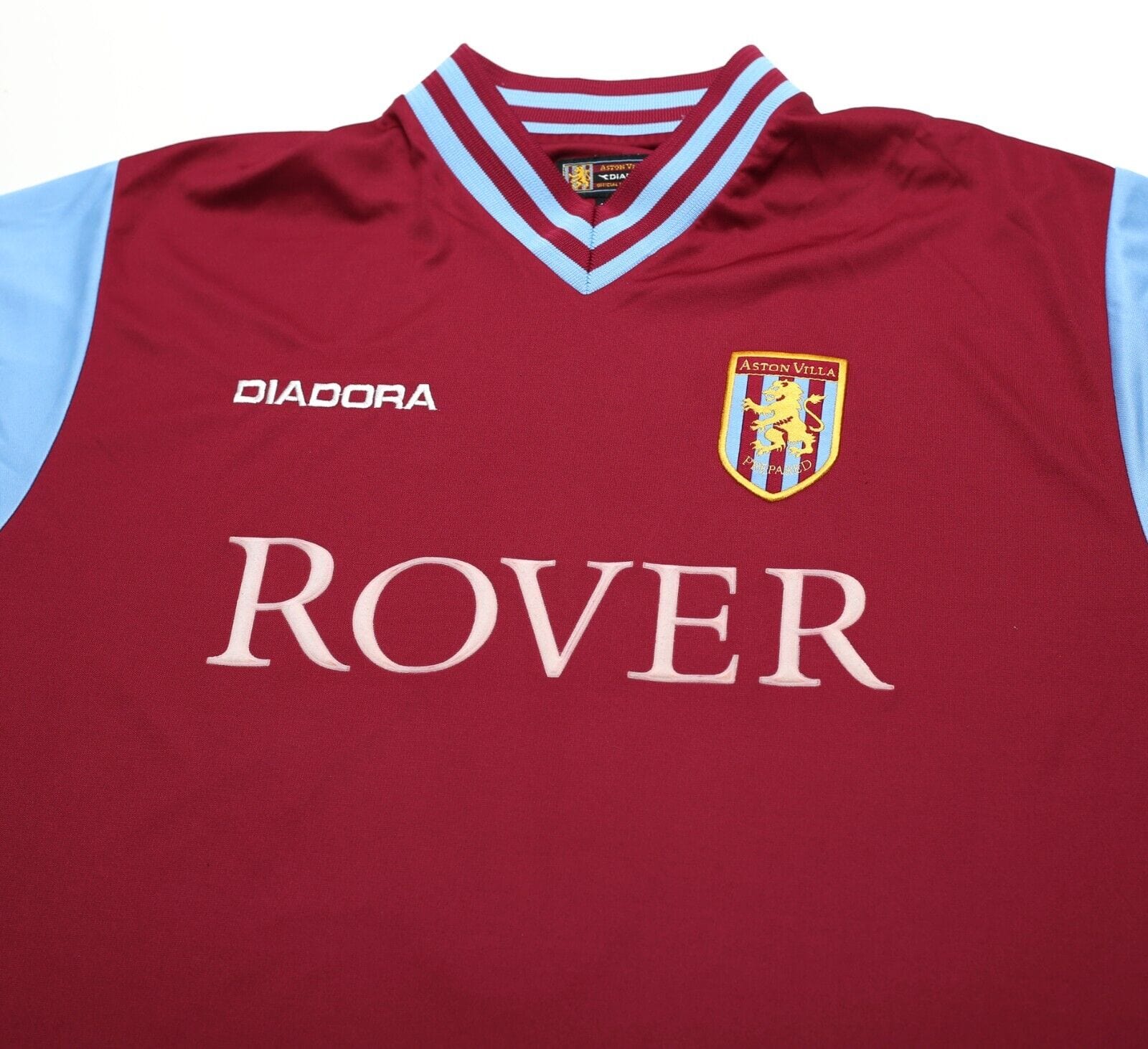 2002/03 ANGEL #8 Aston Villa Vintage Diadora Football Shirt Jersey (M) 38/40