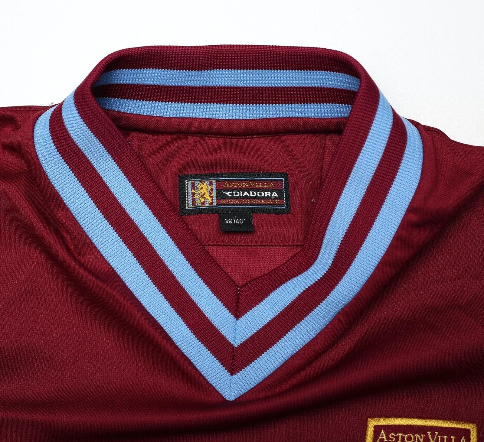 2002/03 ANGEL #8 Aston Villa Vintage Diadora Football Shirt Jersey