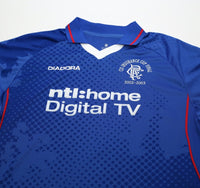 2002/03 ARTETA #8 Rangers Diadora CIS Cup Final Long Sleeve Football Shirt (XL)