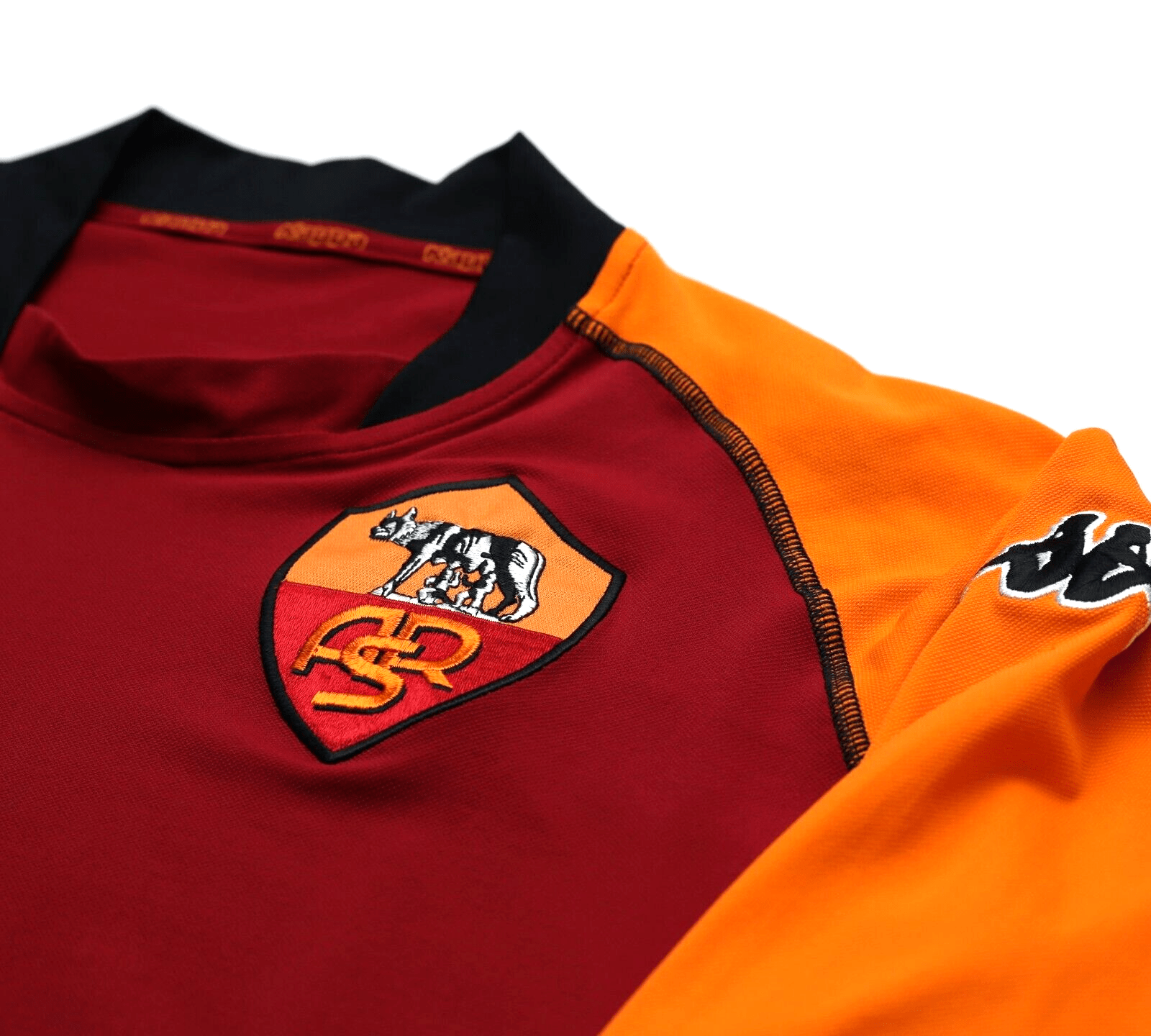 2002/03 AS ROMA Vintage UCL Kappa LS Football Shirt Jersey (L/XL) Totti Era