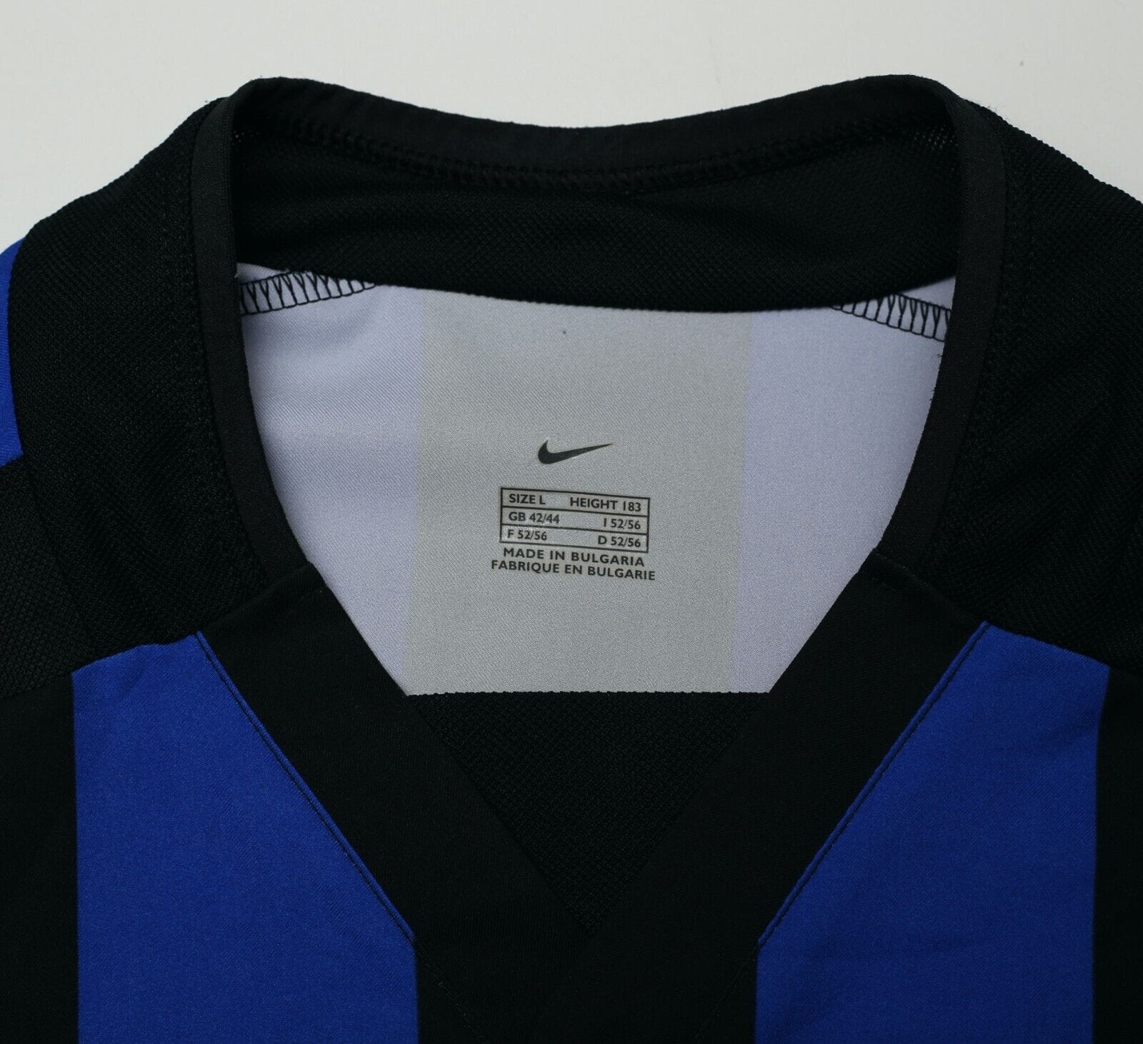 2002/03 BATISTUTA #19 Inter Milan Vintage Nike Home Football Shirt Jersey (L)