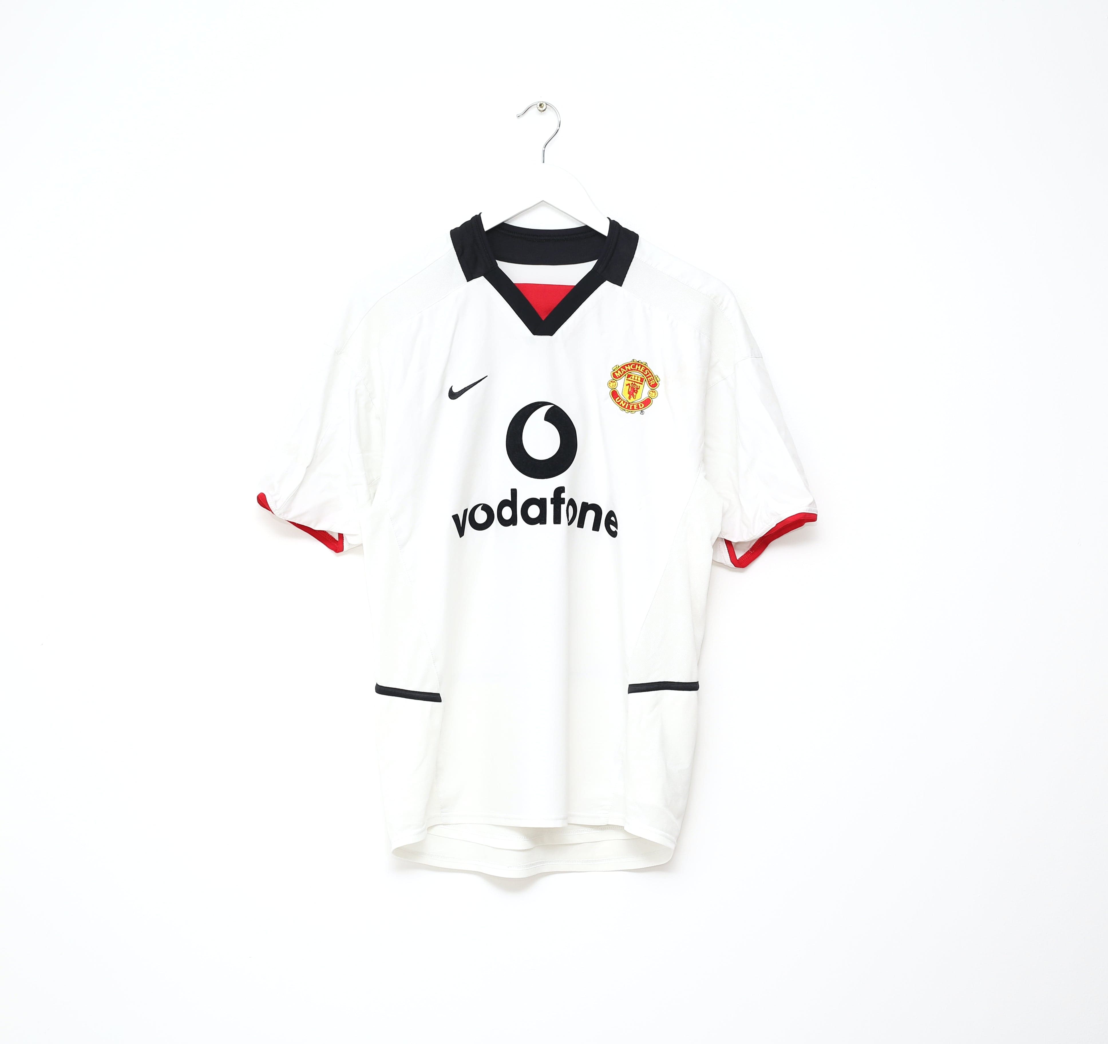 ウェア Nike Manchester United Beckham 7 L 2002/03 BECKHAM #7 Manchester United Vintage Nike Away Football