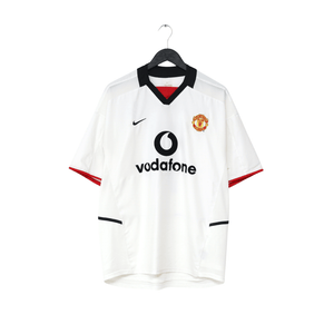 2002/03 Beckham #7 Manchester United Vintage Nike Away Shirt (L)