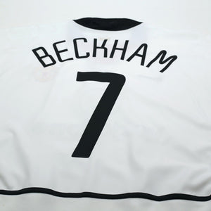 2002/03 Beckham #7 Manchester United Vintage Nike Away Shirt (L)