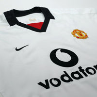 2002/03 Beckham #7 Manchester United Vintage Nike Away Shirt (L)