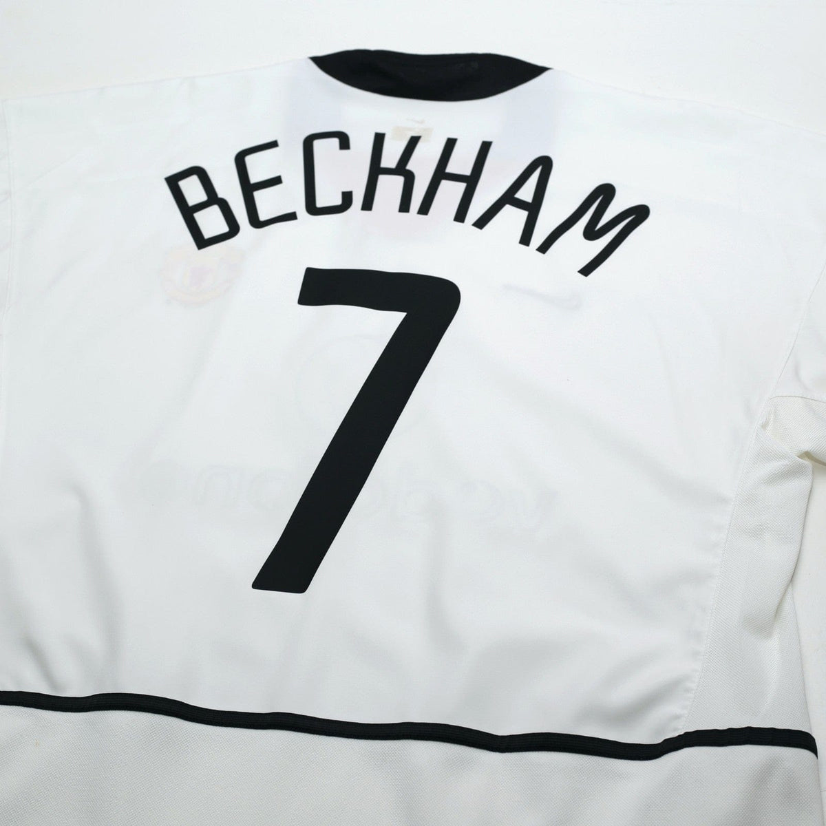 2002/03 Beckham #7 Manchester United Vintage Nike Away Shirt (L)