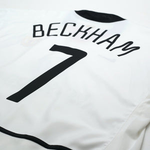 2002/03 Beckham #7 Manchester United Vintage Nike Away Shirt (L)