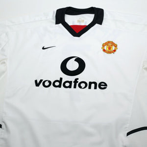 2002/03 Beckham #7 Manchester United Vintage Nike Away Shirt (L)