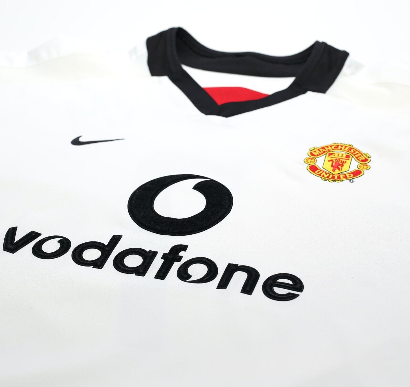 2002/03 BECKHAM #7 Manchester United Vintage Nike LS Away Football Shirt (XL)