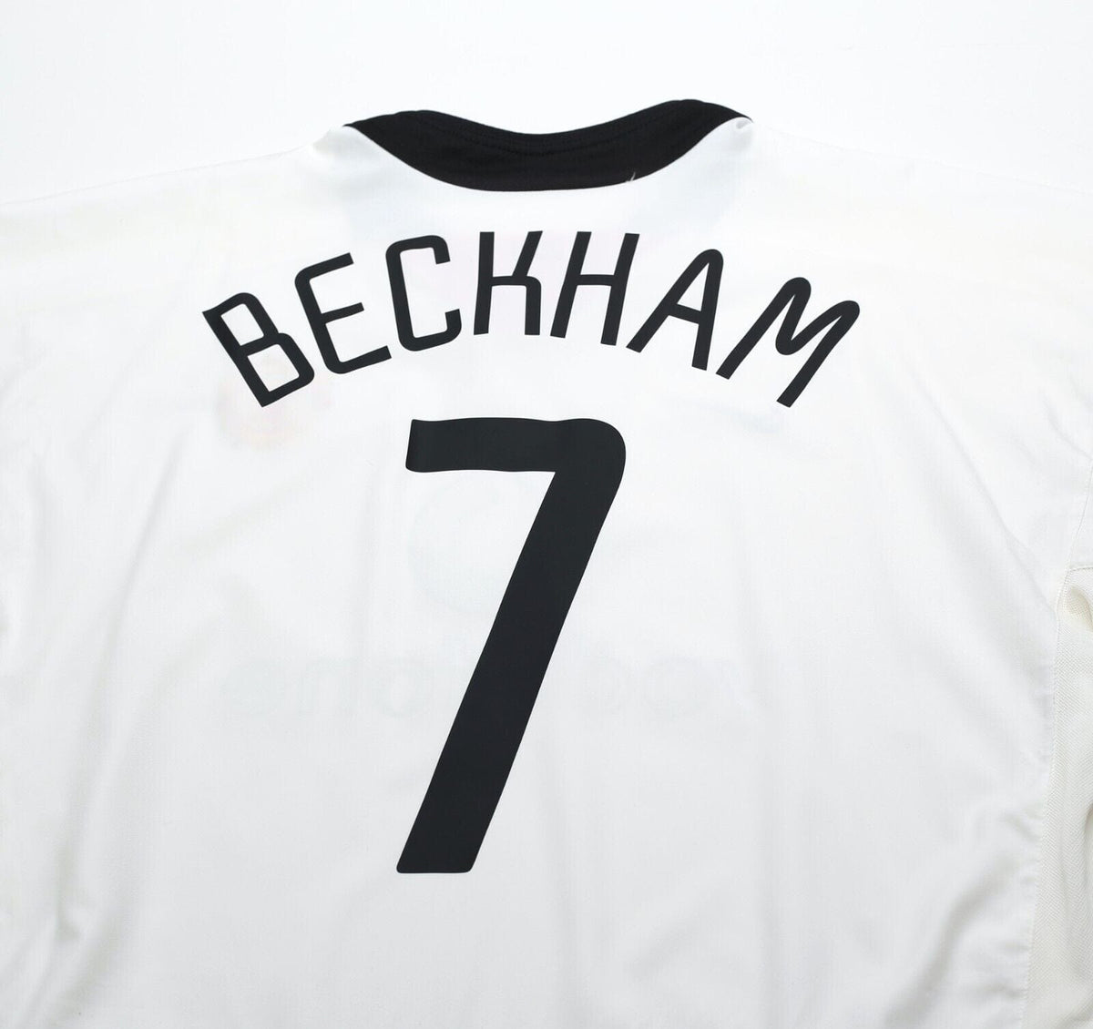 2002/03 BECKHAM #7 Manchester United Vintage Nike LS Away Football Shirt (XL)