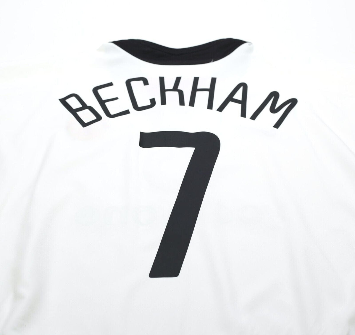 2002/03 BECKHAM #7 Manchester United Vintage Nike LS Away Football Shirt (XL)