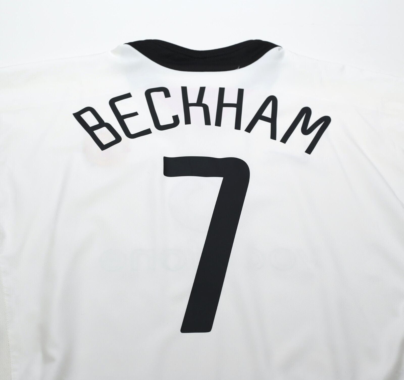2002/03 BECKHAM #7 Manchester United Vintage Nike LS Away Football Shirt (XL)