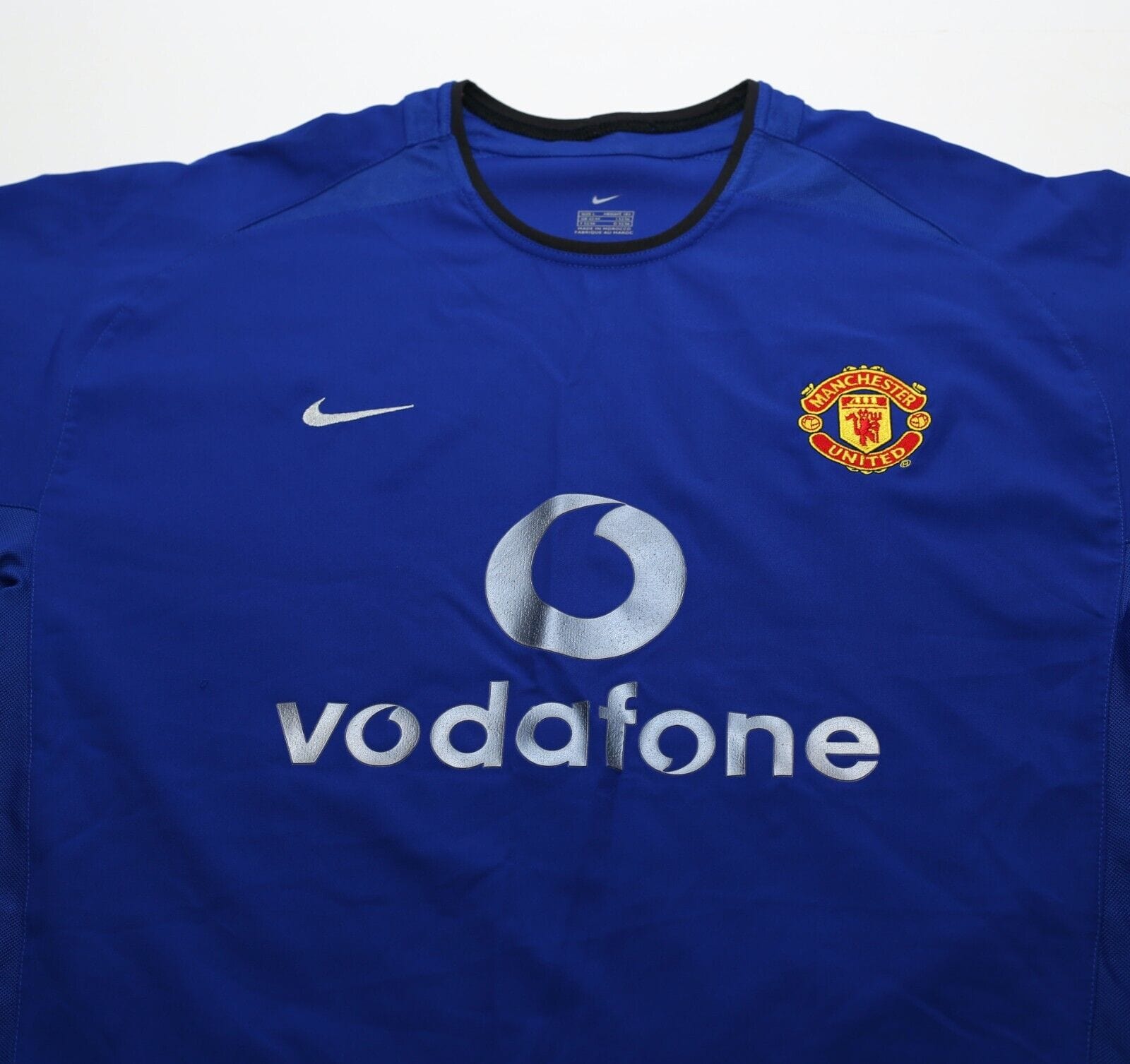 2002/03 BECKHAM #7 Manchester United Vintage Nike Third Football Shirt (L)