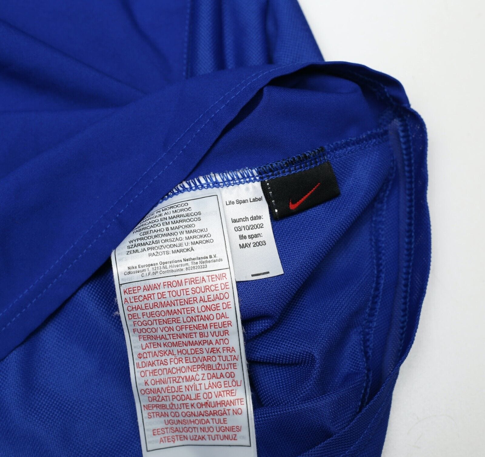 2002/03 BECKHAM #7 Manchester United Vintage Nike Third Football Shirt (L)