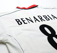 2002/03 BENARBIA #8 Manchester City Vintage LCS Away Football Shirt (L)