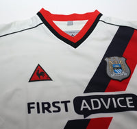 2002/03 BENARBIA #8 Manchester City Vintage LCS Away Football Shirt (L)