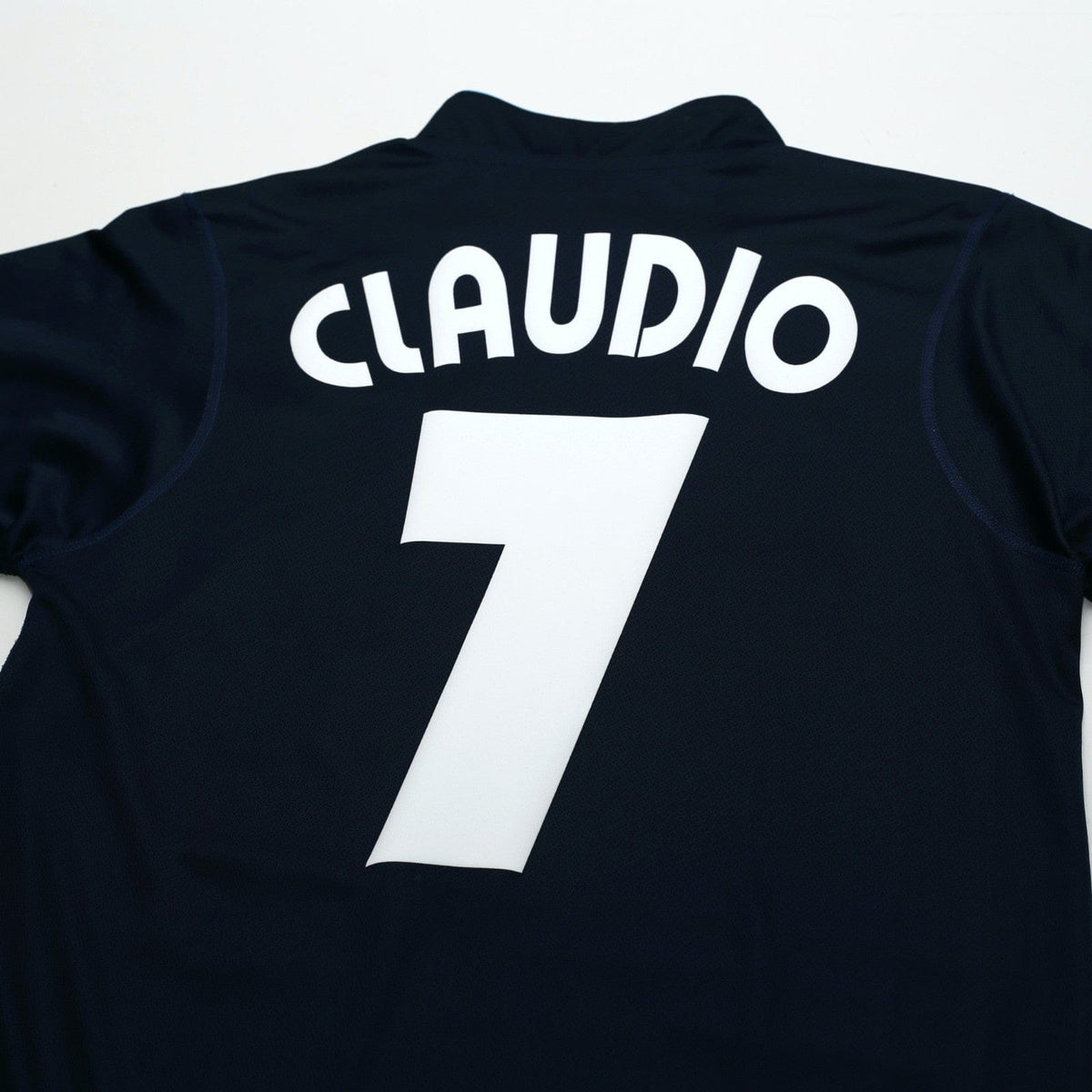 2002/03 Claudio Lopez #7 Lazio Vintage PUMA Away Football Shirt (M)