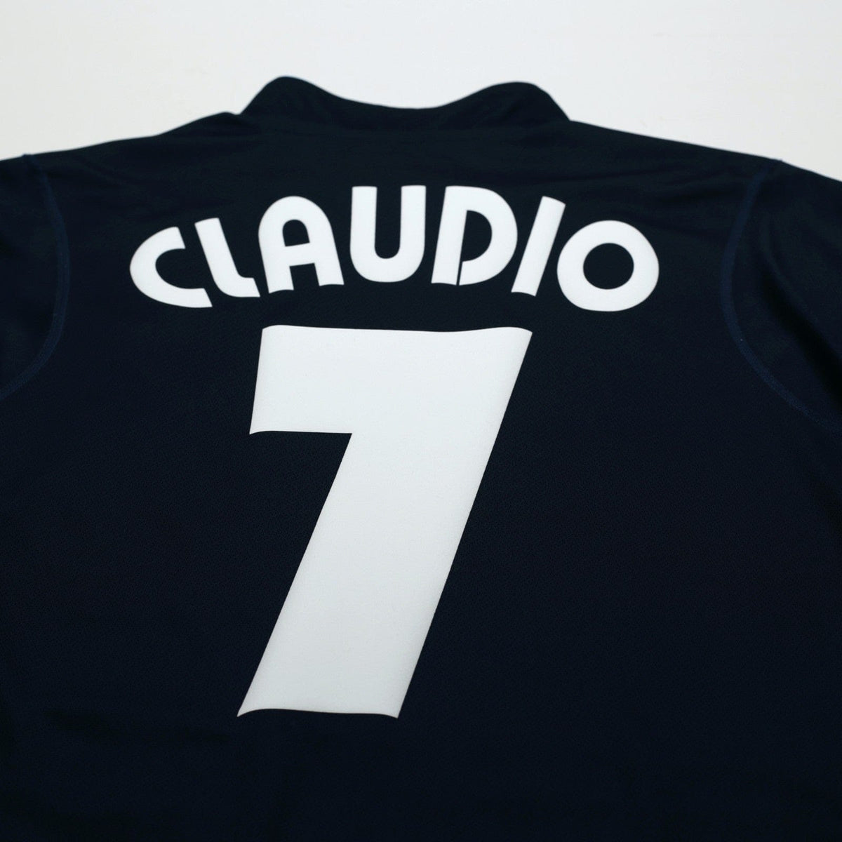 2002/03 Claudio Lopez #7 Lazio Vintage PUMA Away Football Shirt (M)