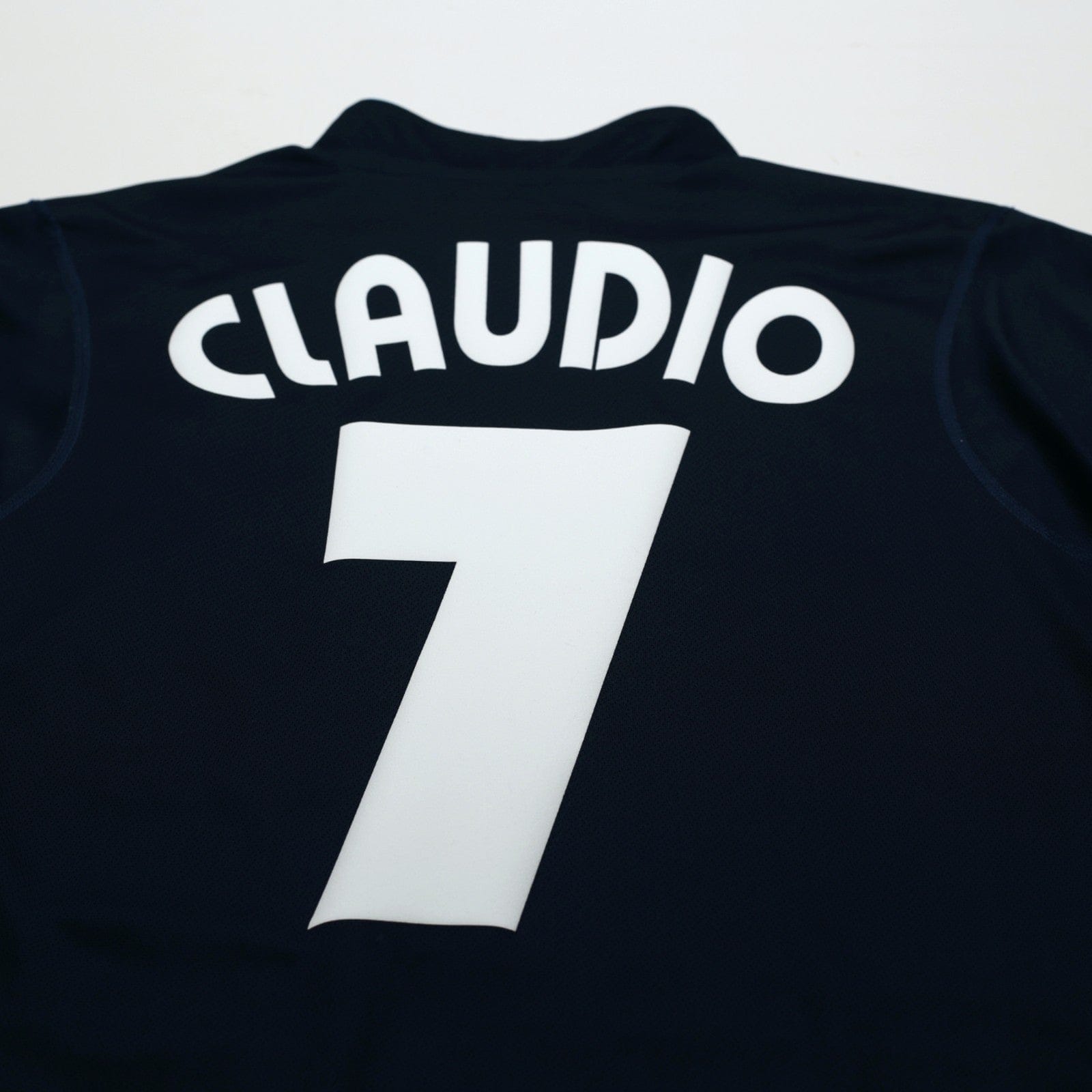 2002/03 Claudio Lopez #7 Lazio Vintage PUMA Away Football Shirt (M)