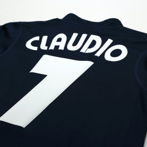2002/03 Claudio Lopez #7 Lazio Vintage PUMA Away Football Shirt (M)