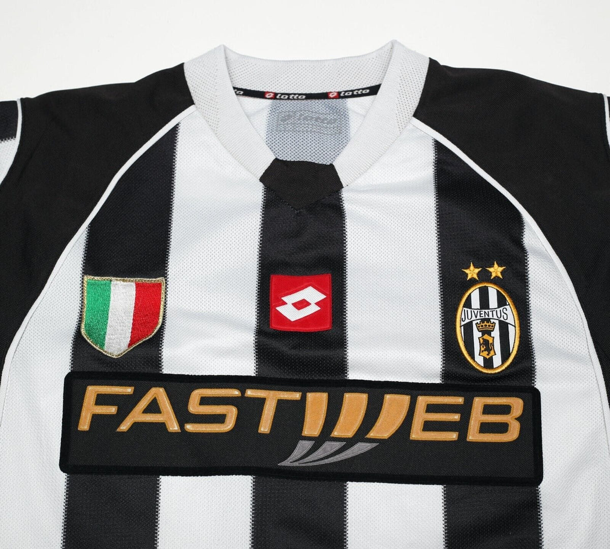 2002/03 CONTE #8 Juventus Vintage Lotto Home Football Shirt Jersey (L)