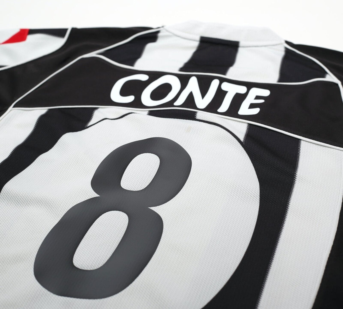 2002/03 CONTE #8 Juventus Vintage Lotto Home Football Shirt Jersey (L)