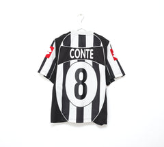 2002/03 CONTE #8 Juventus Vintage Lotto Home Football Shirt Jersey