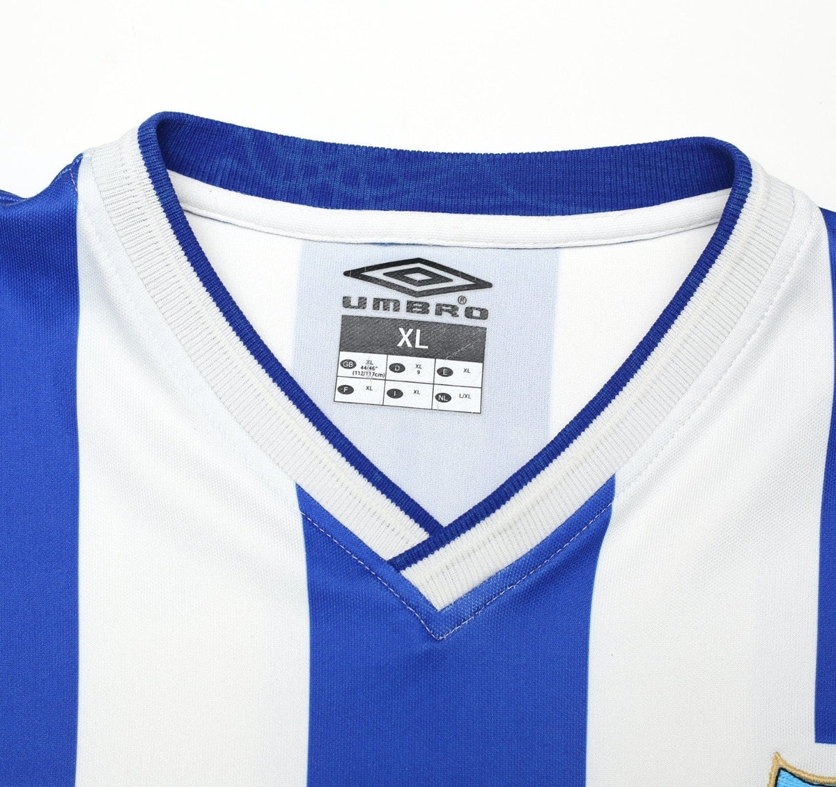 2002/03 D. SILVA #9 Malaga Vintage Umbro Home Football Shirt (XL)