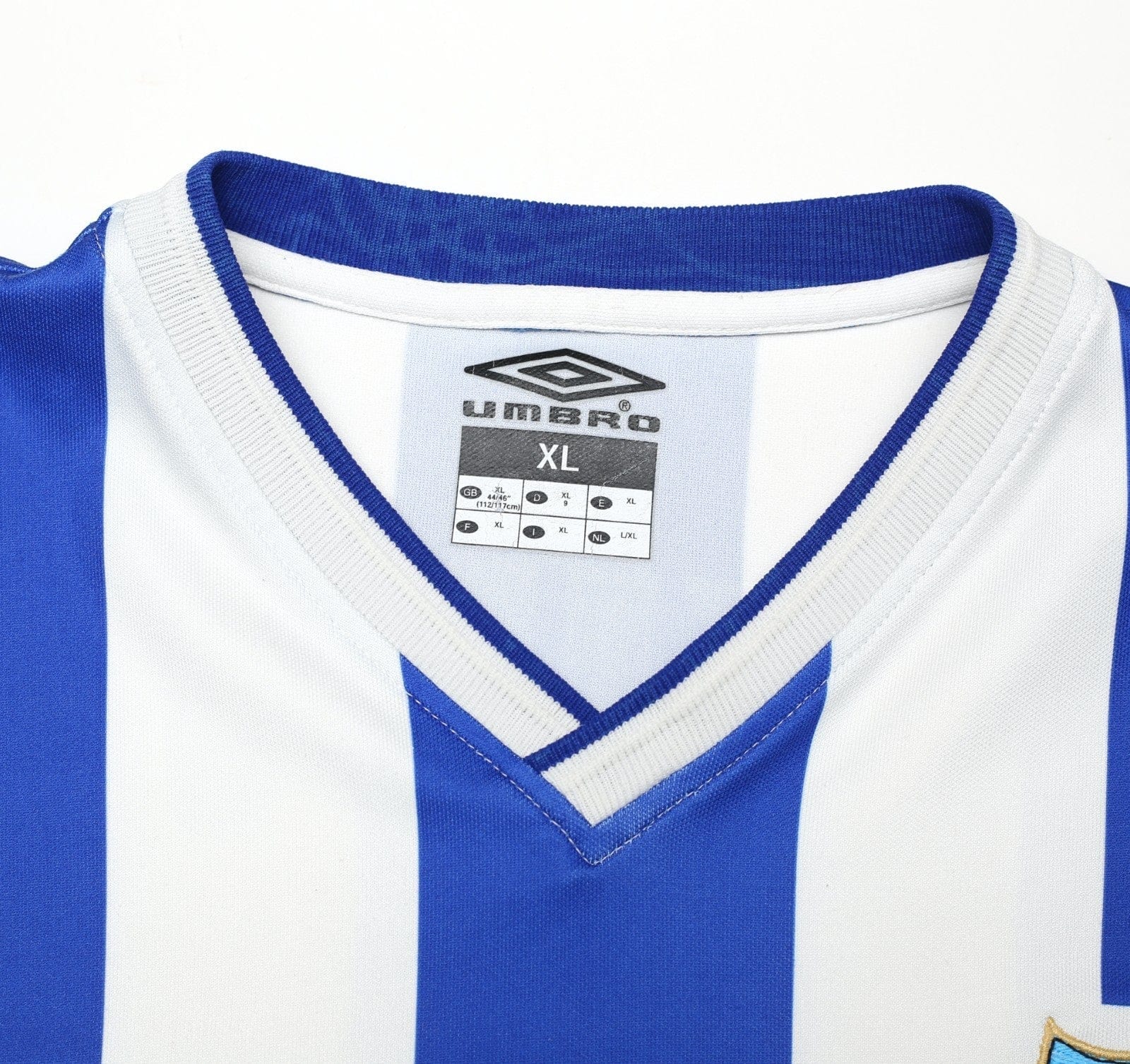 2002/03 D. SILVA #9 Malaga Vintage Umbro Home Football Shirt (XL)