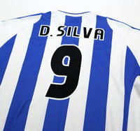 2002/03 D. SILVA #9 Malaga Vintage Umbro Home Football Shirt (XL)